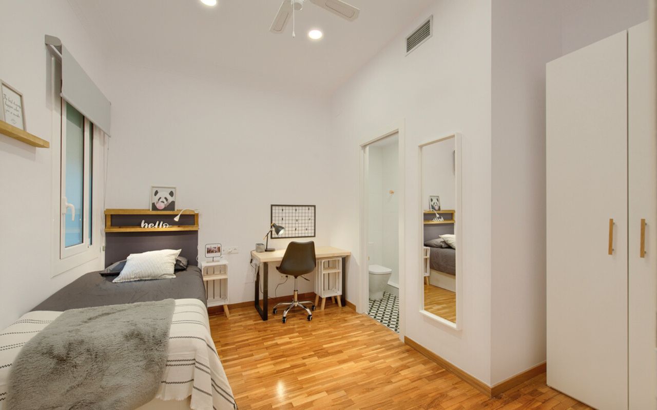 Balmes 335 Individual estándar con baño privado 3