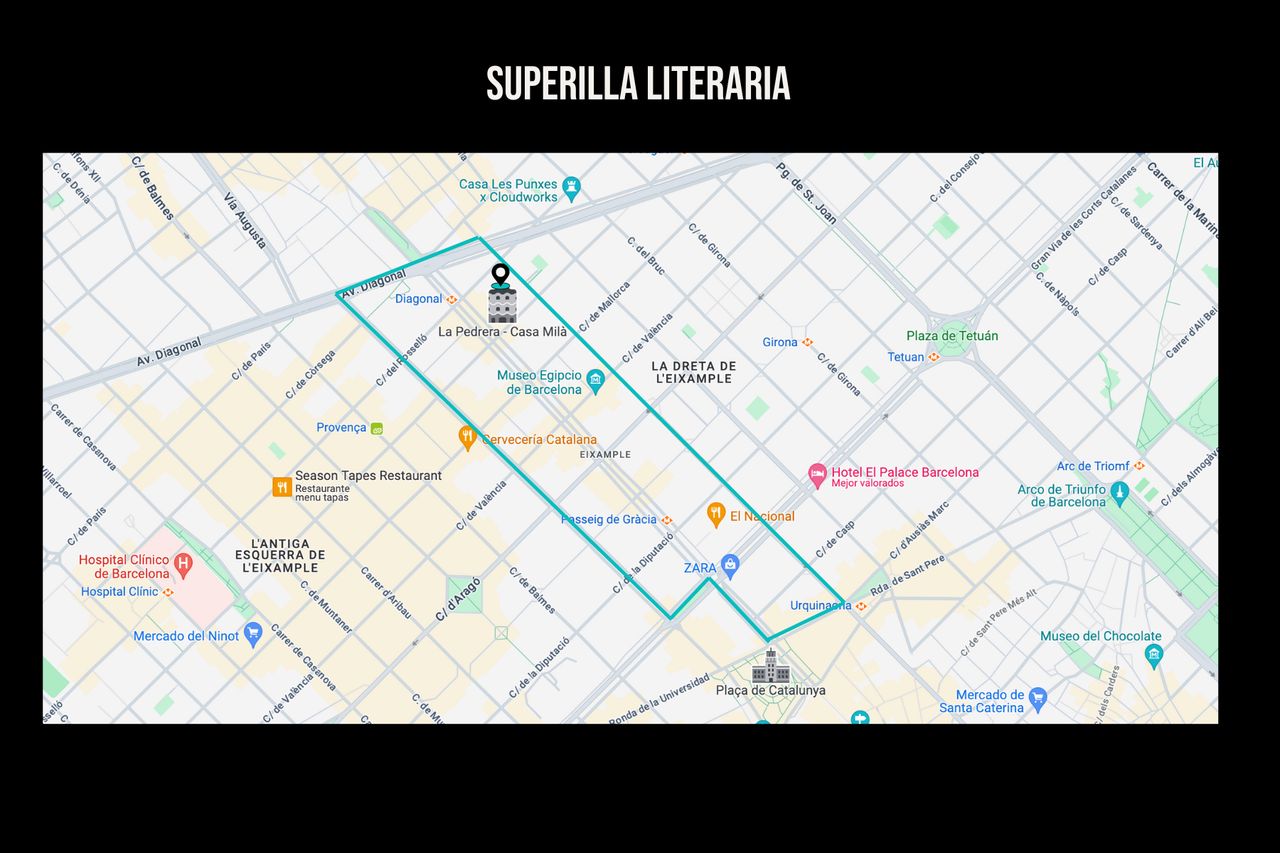  Superblock Literary Zone 2024 in Barcelona